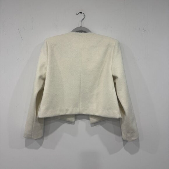 Commense Fuzzy Button Short Wool Coat NWT, Size S - Picture 7 of 15